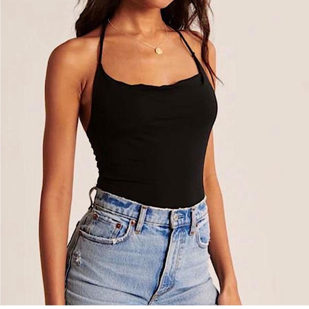 EUC Black Women’s Cowl Neck Top A & F